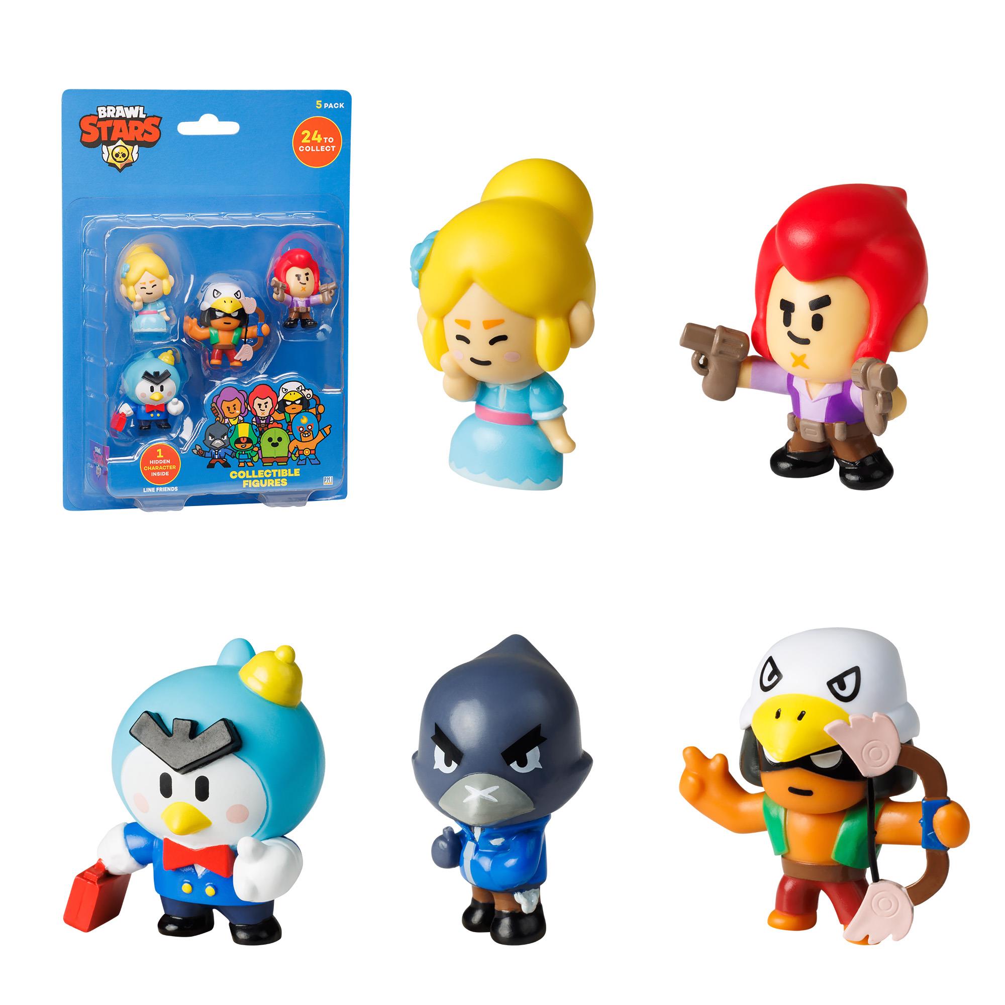 Kolleksiyon Karakterleri, NECOTOYS, Brawl Stars 5 li Figür Seti BRW2040 81186 Model 2