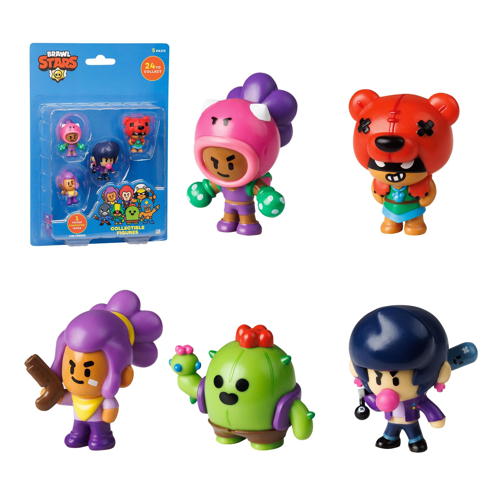Kolleksiyon Karakterleri, NECOTOYS, Brawl Stars 5 li Figür Seti BRW2040 81186 Model 1