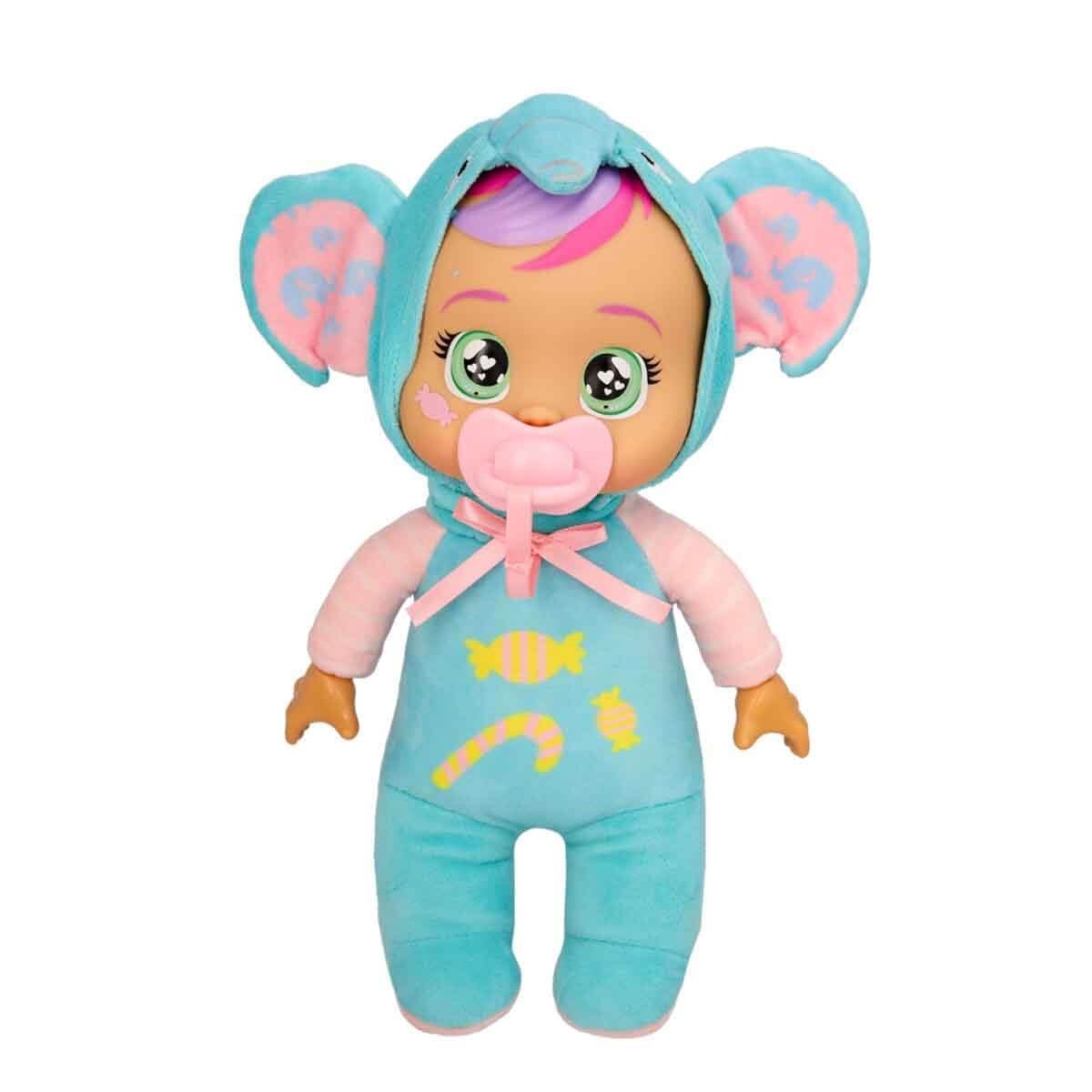 Kolleksiyon Karakterleri, Giochi Preziosi, Cry Babies Ağlayan Yumuş Bebek CYB76000 Mavi Tulumlu Ellie