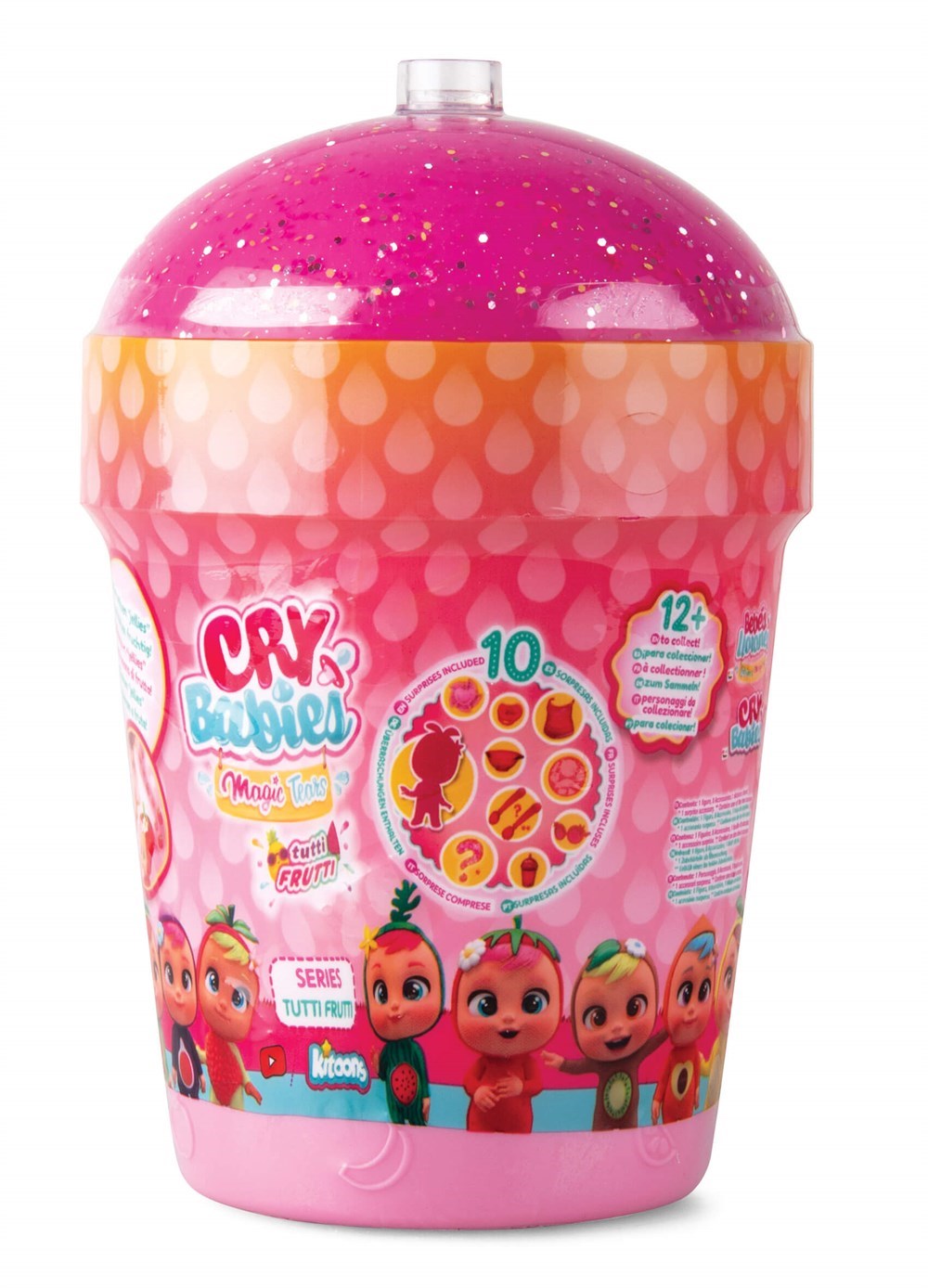 Kolleksiyon Karakterleri, CRY BABIES, Cry Babies Magic Tears Tutti Frutti W1 CYM06000 23385 Pembe
