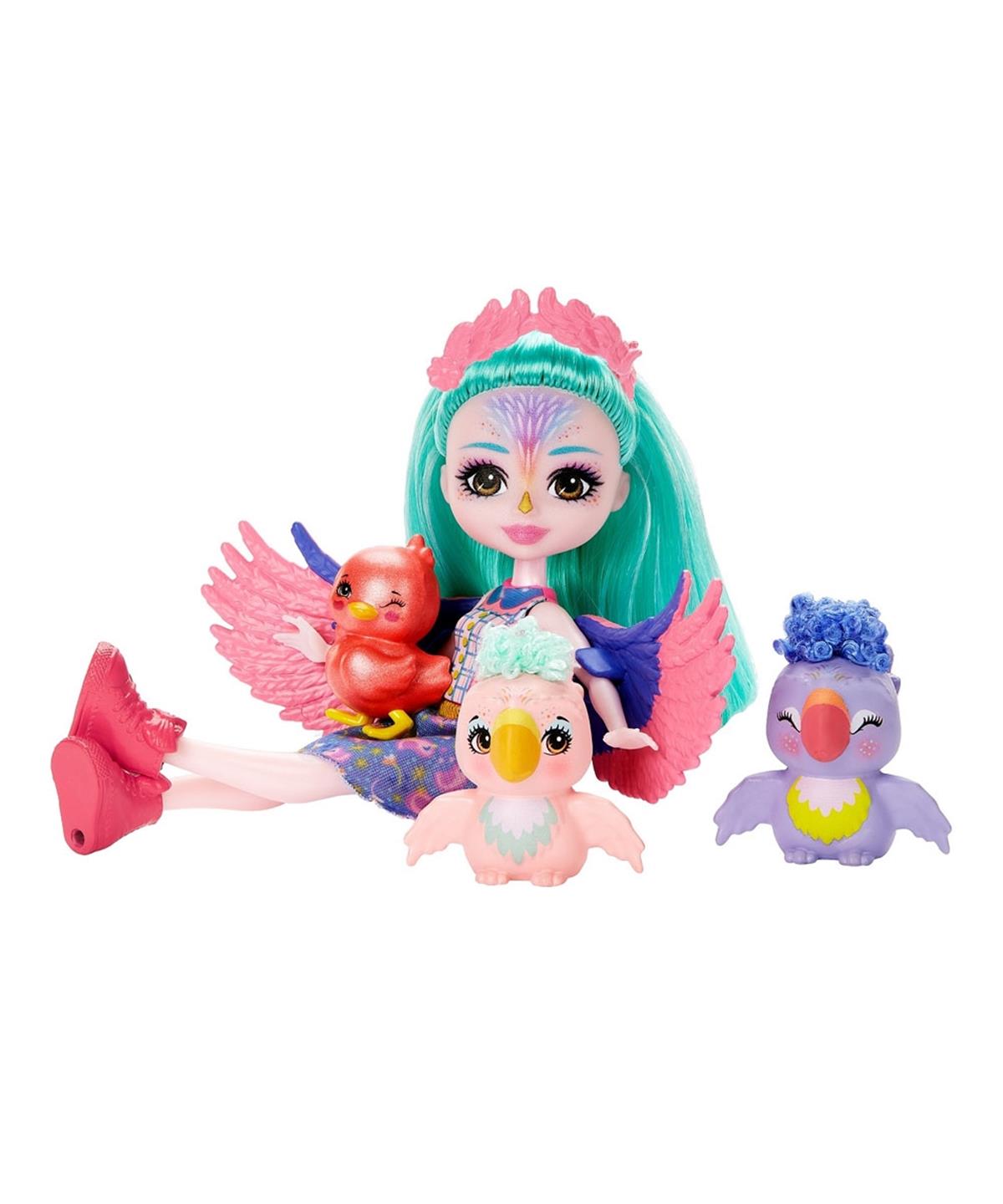 Kolleksiyon Karakterleri, Enchantimals, Enchantimals Aile Serileri Oyun Seti GJX43 HKN15 Filia Finch Family