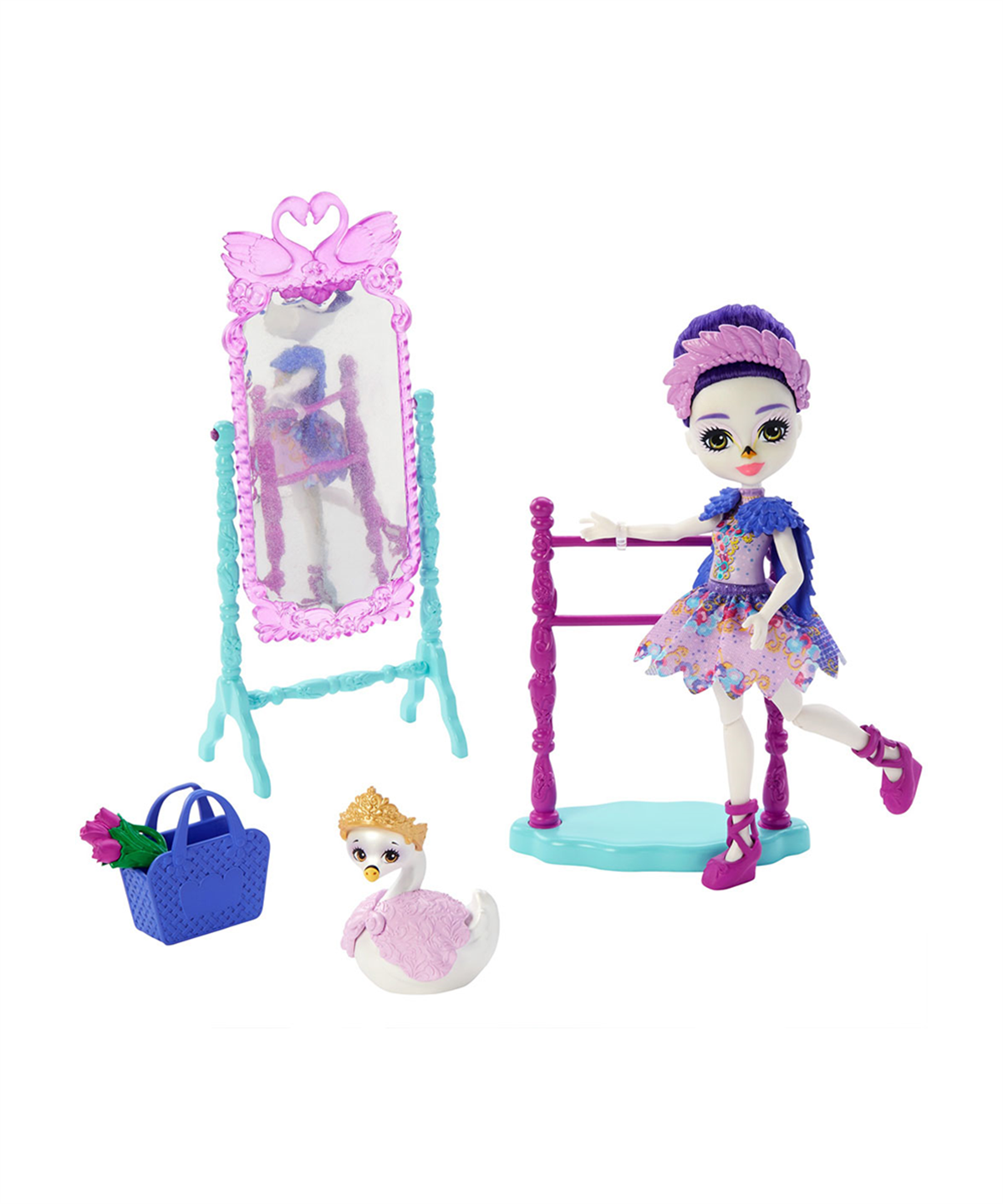Kolleksiyon Karakterleri, Enchantimals, Enchantimals Eğlenceli Oyun Setleri Serisi GJX35 GYJ06 Büyük Bale Stüdyosu