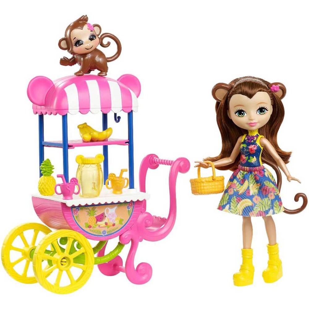 Kolleksiyon Karakterleri, Enchantimals, Enchantimals Bebek ve Aracı FJH11 - Meyve Arabası