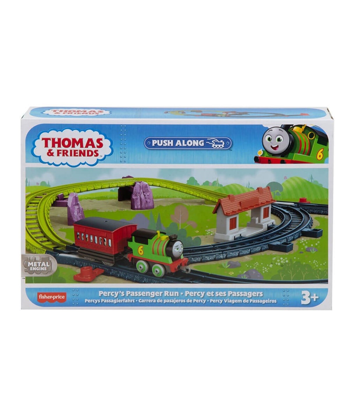 Kolleksiyon Karakterleri, Fisher Price, Fisher Price Thomas ve Arkadaşları Tren Seti HGY84 Percy'S Passenger Run