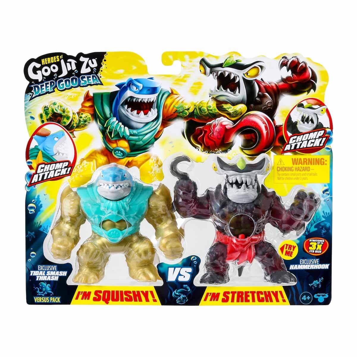 Kolleksiyon Karakterleri, Goojitzu, Goojıtzu Deep Sea İkili Paket GJT42000 Tidal Smash Tarsh Vs Hammerhead