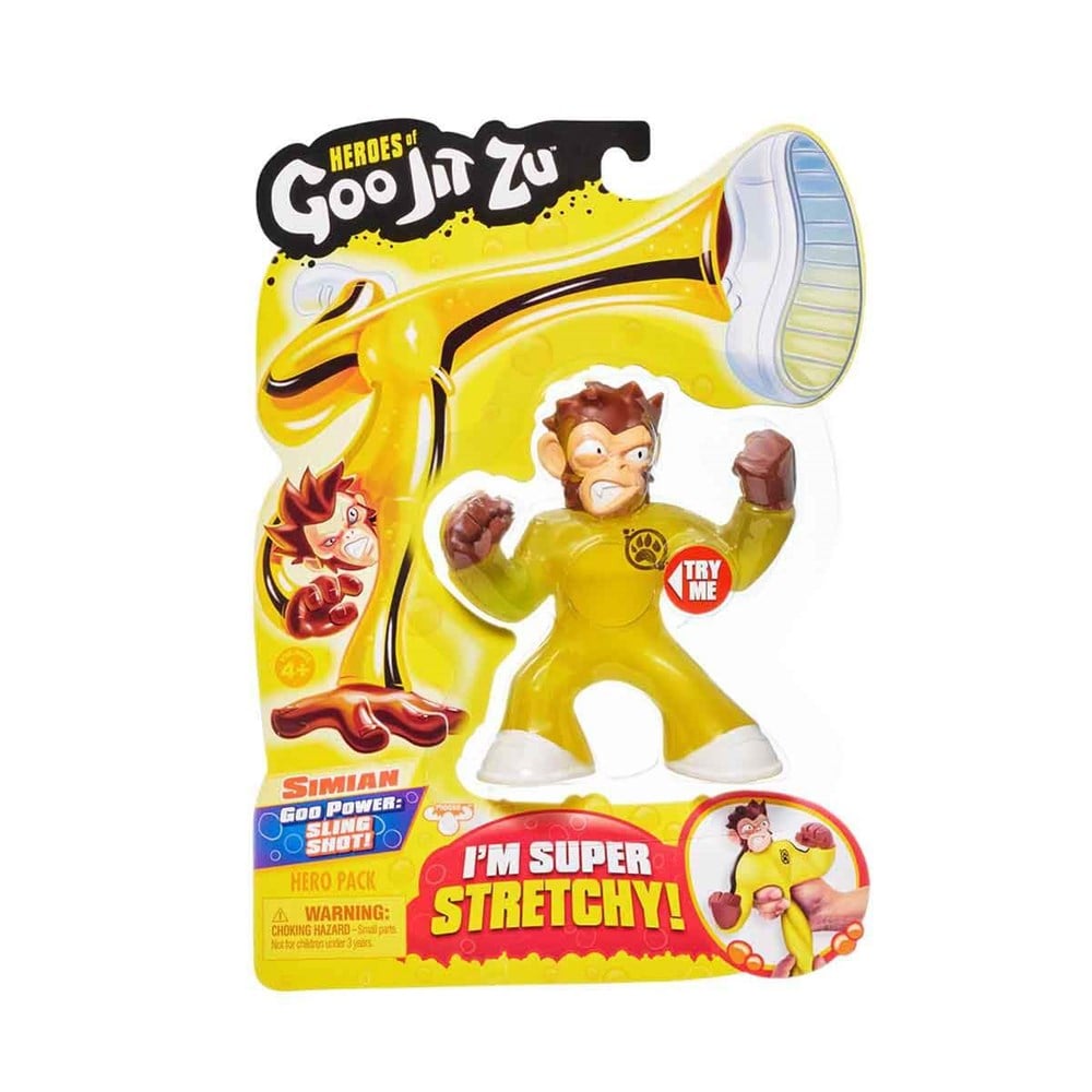 8056379084129, Kolleksiyon Karakterleri, Goojitzu, Goojitzu Esnek Uzayan Kahramanlar Tekli Figür Simian