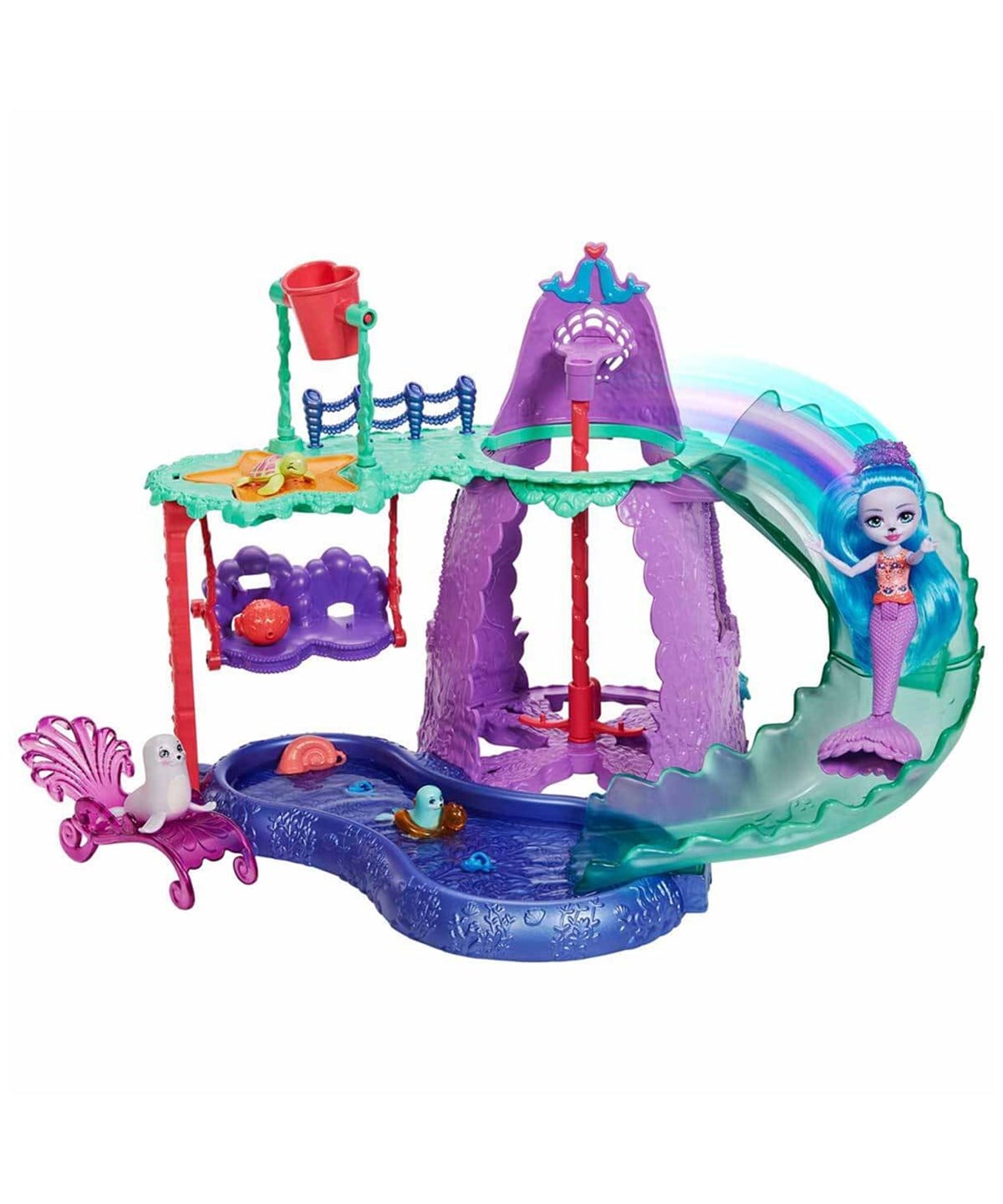 Kolleksiyon Karakterleri, Enchantimals, Görkemli Enchantimals Okyanus Krallığı Eğlenceli Su Parkı HCG03
