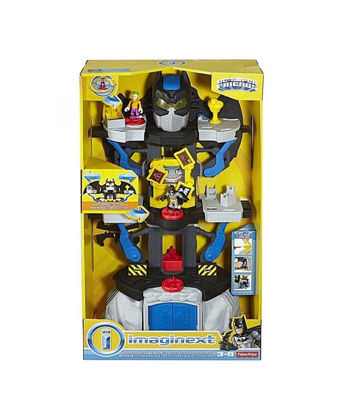Kolleksiyon Karakterleri, Imaginext, Imaginext DC Super Friends 2si 1 Arada Transforming Batcave CHH91