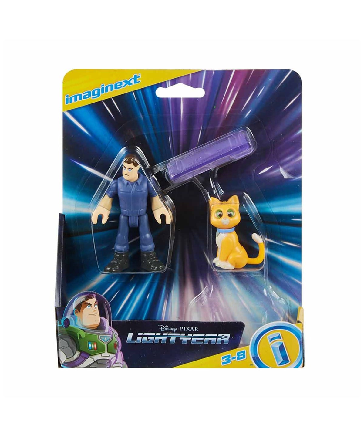 Kolleksiyon Karakterleri, Imaginext, Imaginext Lightyear Figür Seti HGT30 HGT39 Kitty Sox Buzz Lightyear