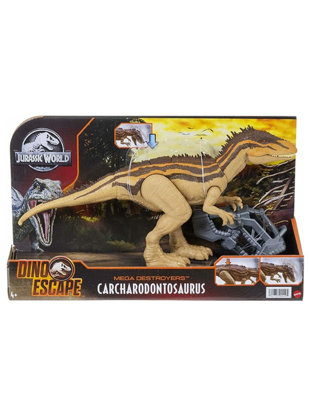Kolleksiyon Karakterleri, Jurassic World, Jurassic World Mega Yok Ediciler GWD60 HBX39 Carcharodontosaurus