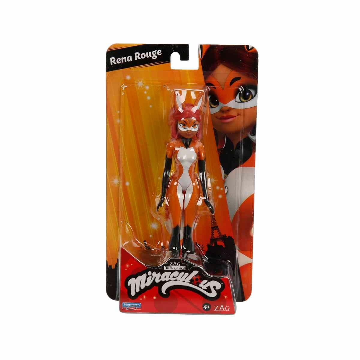 Kolleksiyon Karakterleri, Uğur Böceği - Miraculous, Ladybug Miraculous Bebekler 13 cm MRA51000 Rena Rogue