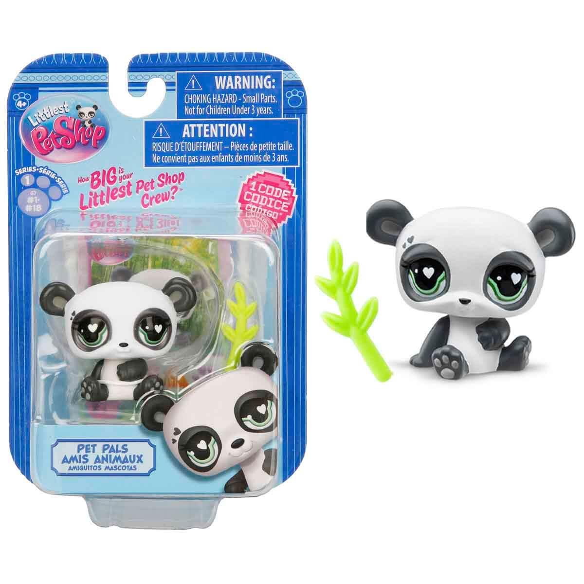 Kolleksiyon Karakterleri, Sunman, Littlest Pet Shop Minişler Tekli Paket S1 05219 1 Siyah Beyaz Panda