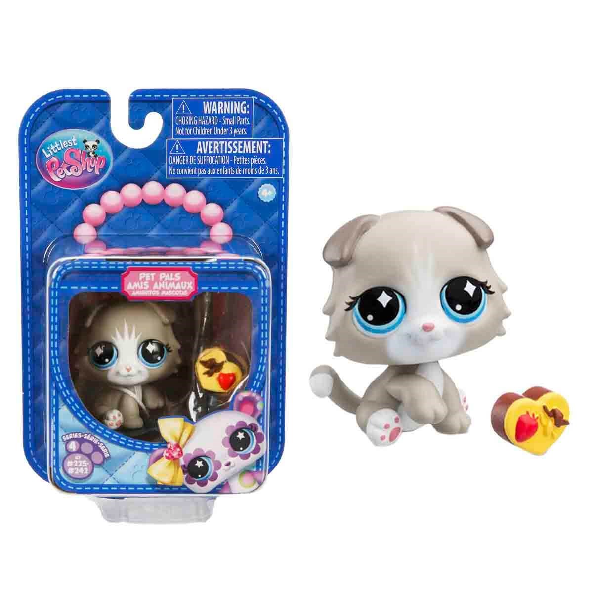 Kolleksiyon Karakterleri, Sunman, Littlest Pet Shop Minişler Tekli Paket S4 07138 229 Scottish Fold Longhair Kedi