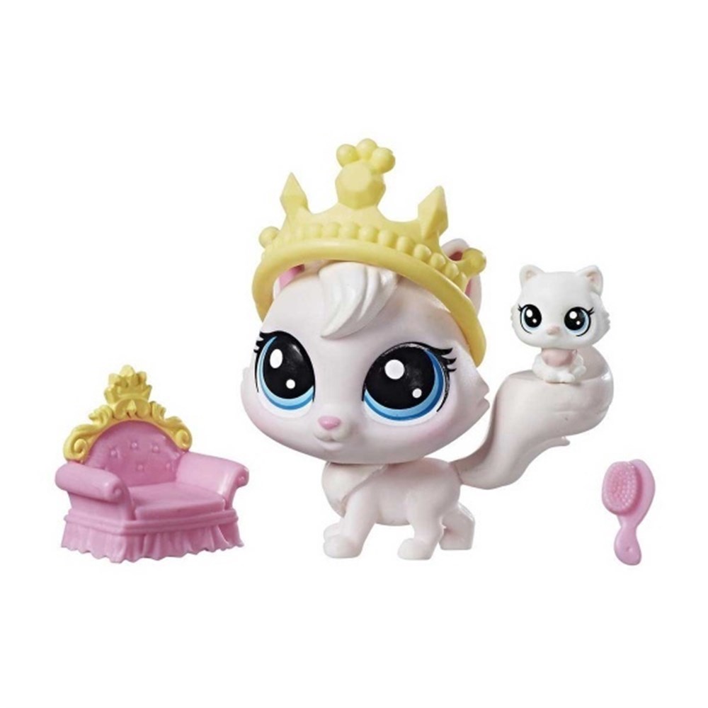 Kolleksiyon Karakterleri, Miniş - Pets Shop, Littlest Pet Shop Miniş ve Yavrusu B9358 C1167 Viola ve Bijou Angora