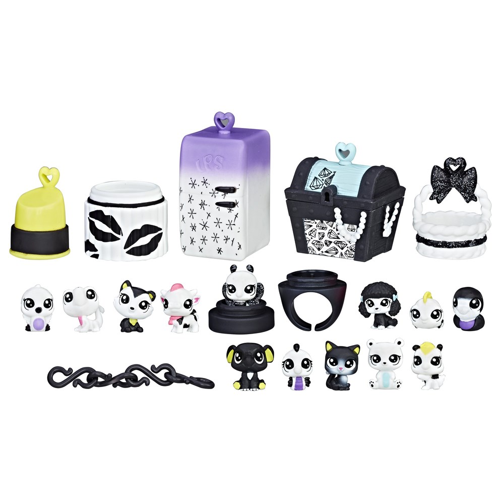 Kolleksiyon Karakterleri, Miniş - Pets Shop, Littlest Pet Shop Miniş Siyah Beyaz Özel Seri C1878 C2895