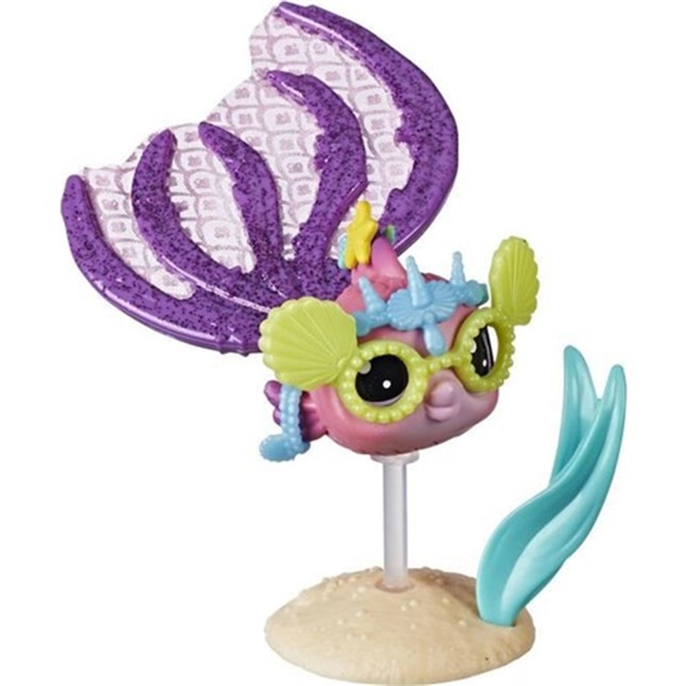 Kolleksiyon Karakterleri, Miniş - Pets Shop, Littlest Pet Shop Süslü Özel Miniş Reba Rosyfish E2161 E2430