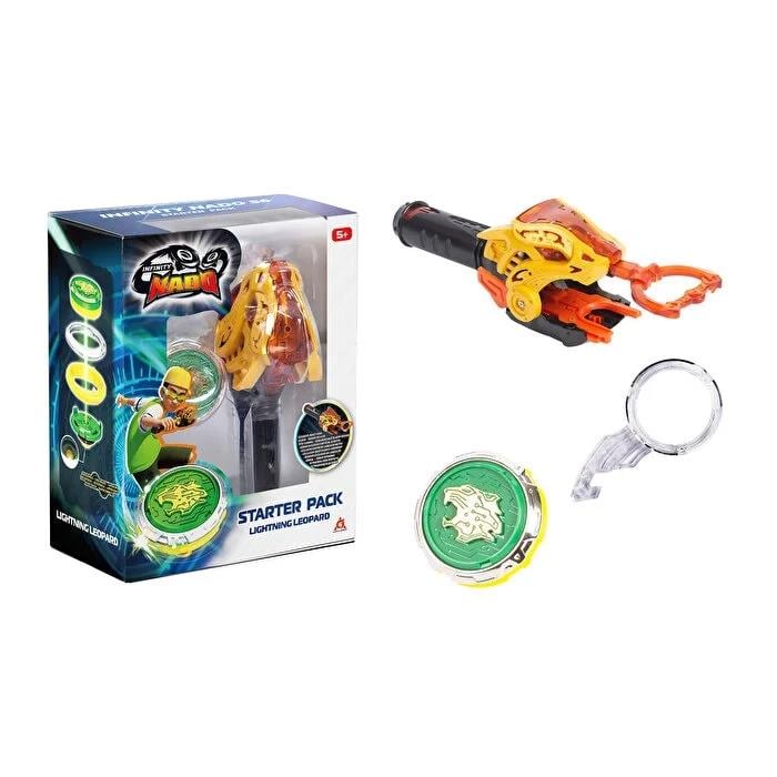 Kolleksiyon Karakterleri, MEGA OYUNCAK, Mega Beyblade Infinity Nado Başlangıç Paketi Yıldırım Leoparı