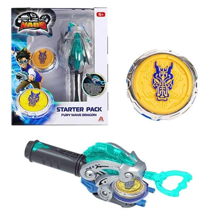 Kolleksiyon Karakterleri, MEGA OYUNCAK, Mega Beyblade Infinity Nado Başlangıç Paketi Öfke Dalgası Ejderhası