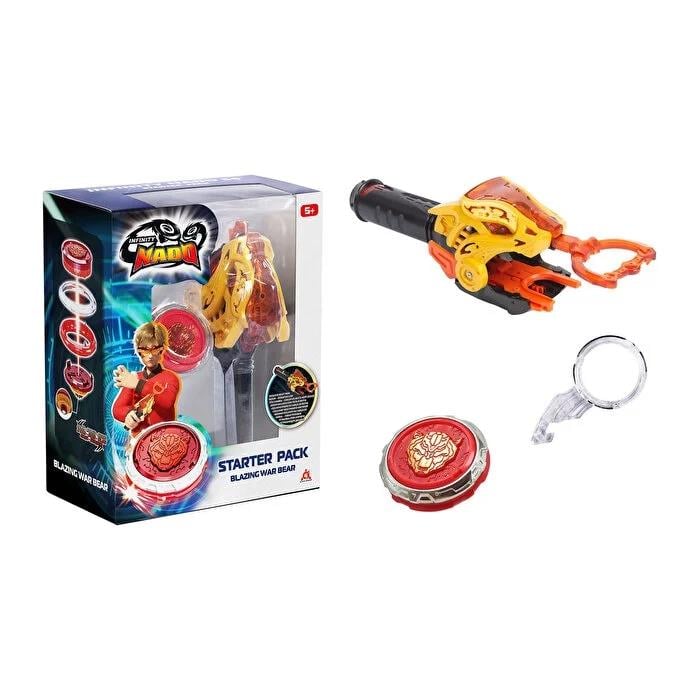 Kolleksiyon Karakterleri, MEGA OYUNCAK, Mega Beyblade Infinity Nado Başlangıç Paketi Alevli Savaş Ayısı