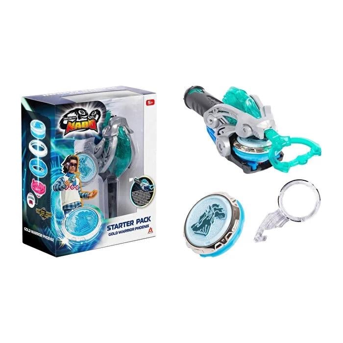 Kolleksiyon Karakterleri, MEGA OYUNCAK, Mega Beyblade Infinity Nado Başlangıç Paketi Altın Savaşçı Phoenix