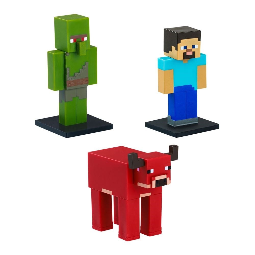 Kolleksiyon Karakterleri, NECOTOYS, Minecraft 3D Toppeez 3'lü Figür Seti 18247 Model 5