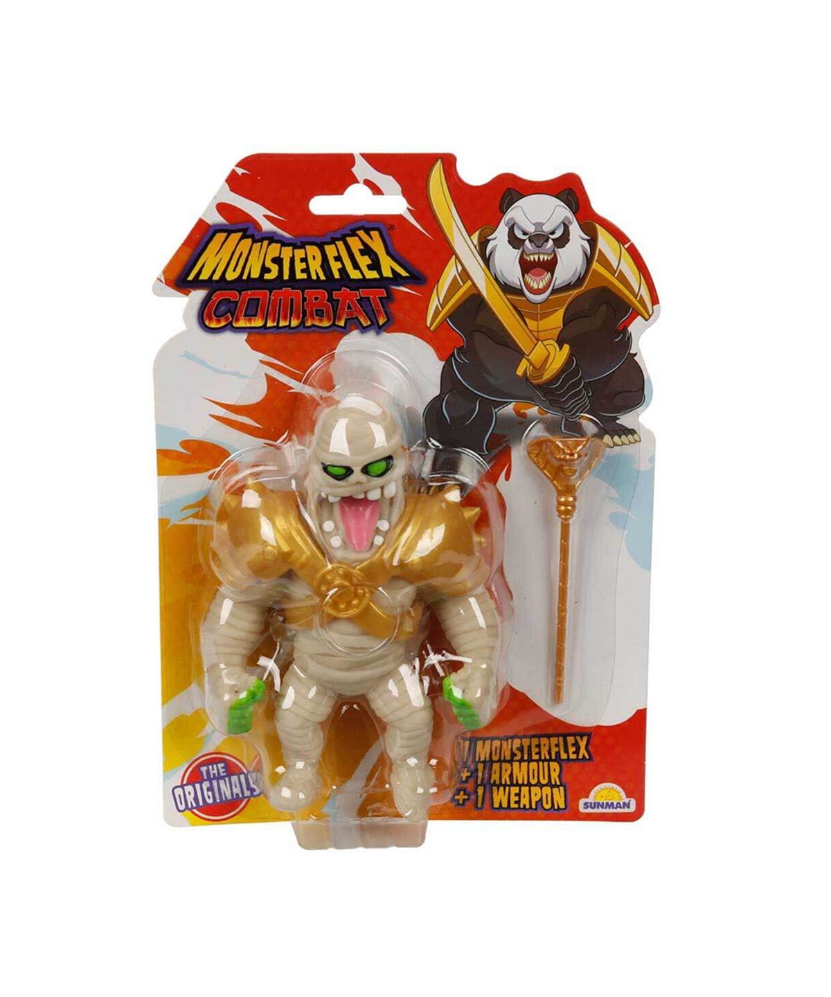 Kolleksiyon Karakterleri, Sunman, Monster Flex Combat Süper Esnek Figür 15 cm 11795 Mummy