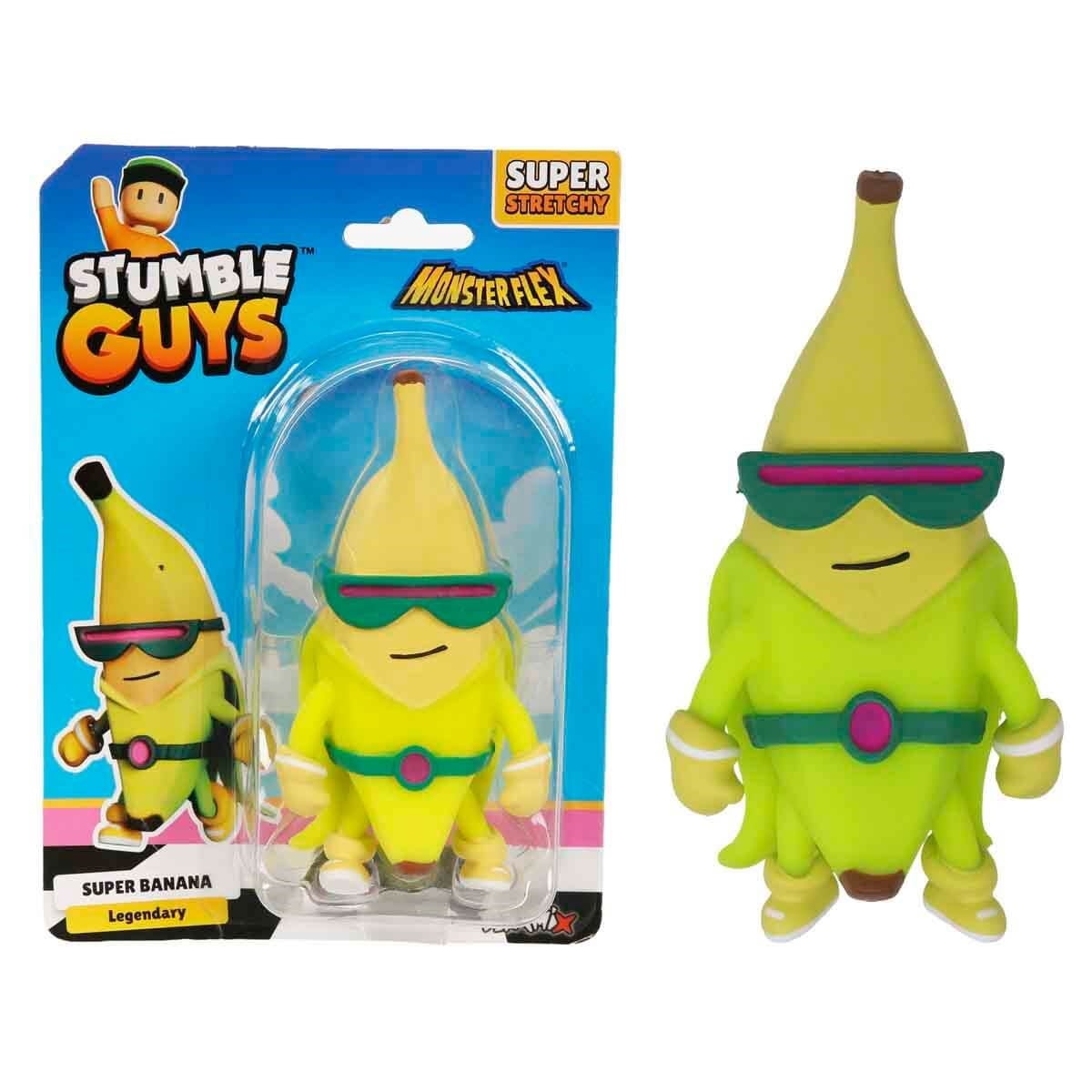 Kolleksiyon Karakterleri, Sunman, Monster Flex Stumble Guys Super Stretch Figür 11221 Super Banana