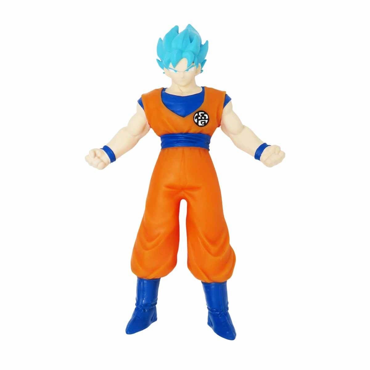 Kolleksiyon Karakterleri, Sunman, Monster Flex Dragon Ball Stretch Figür 15 cm 93722 Super Saiyan Blue Goku