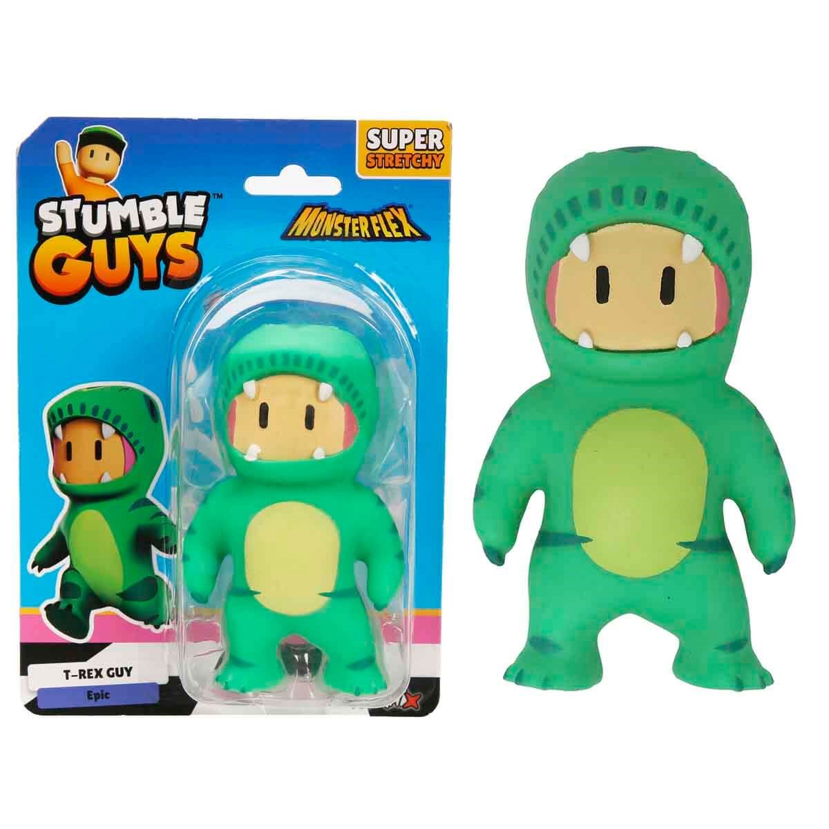 Kolleksiyon Karakterleri, Sunman, Monster Flex Stumble Guys Super Stretch Figür 11221 T-Rex Guy