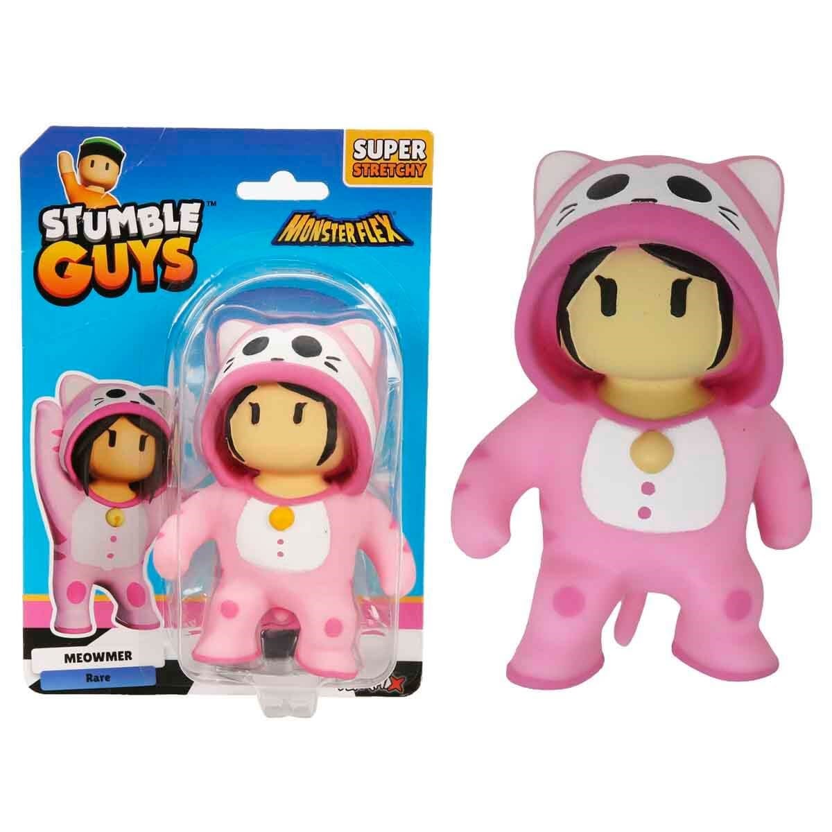 Kolleksiyon Karakterleri, Sunman, Monster Flex Stumble Guys Super Stretch Figür 11221 Meowmer