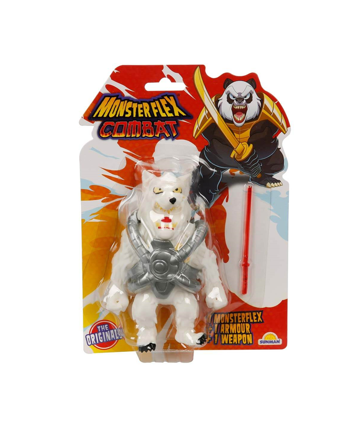 Kolleksiyon Karakterleri, Sunman, Monster Flex Combat Süper Esnek Figür 15 cm 11795 Space Werewolf