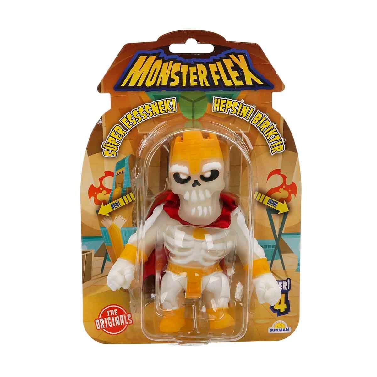 Kolleksiyon Karakterleri, Sunman, Monster Flex Süper Esnek Figür S4 15 cm 11702 King Skeleton