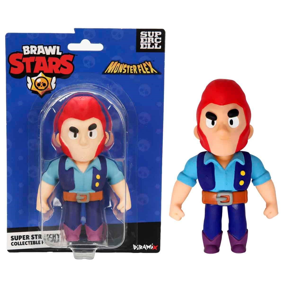 Kolleksiyon Karakterleri, Sunman, Monster Flex Brawl Stars Stretch Figür 93272 Colt