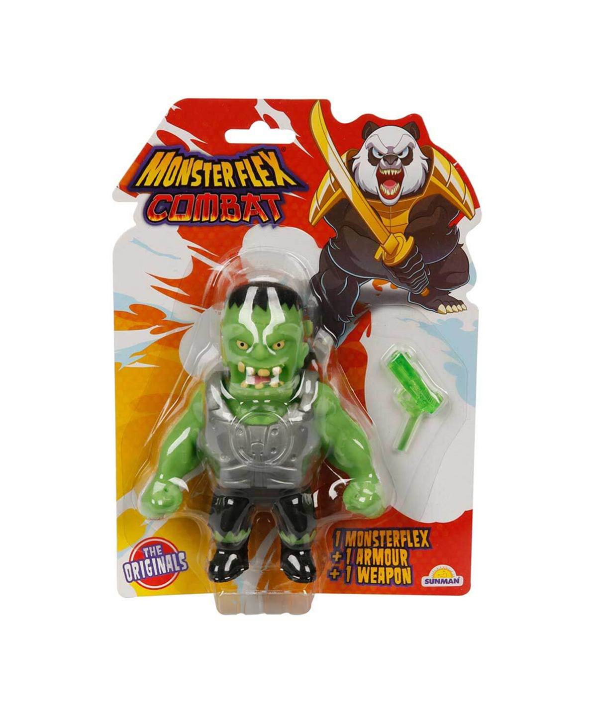 Kolleksiyon Karakterleri, Sunman, Monster Flex Combat Süper Esnek Figür 15 cm 11795 Soldier Frankenstein