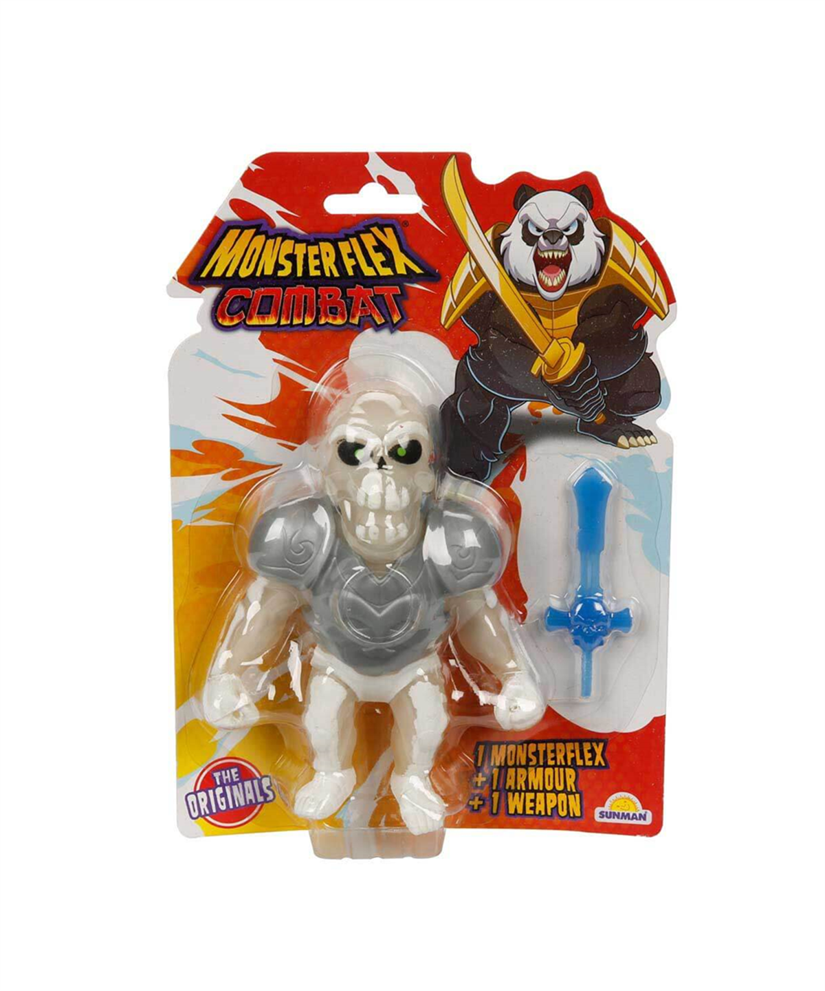 Kolleksiyon Karakterleri, Sunman, Monster Flex Combat Süper Esnek Figür 15 cm 11795 Knight Skeleton