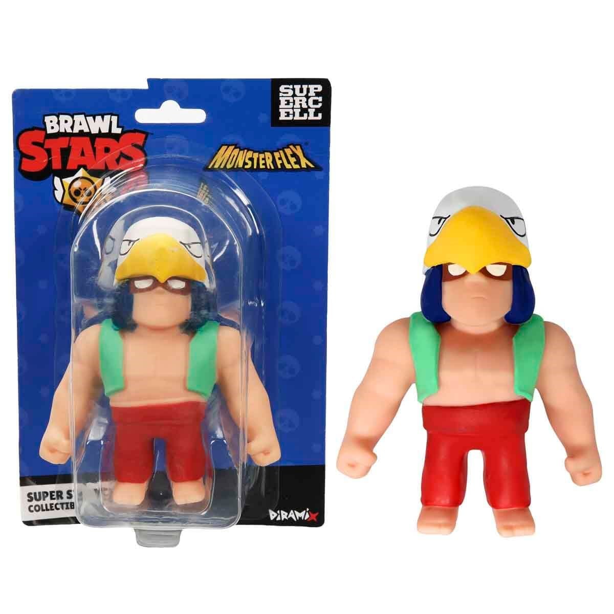 Kolleksiyon Karakterleri, Sunman, Monster Flex Brawl Stars Stretch Figür 93272 Bo