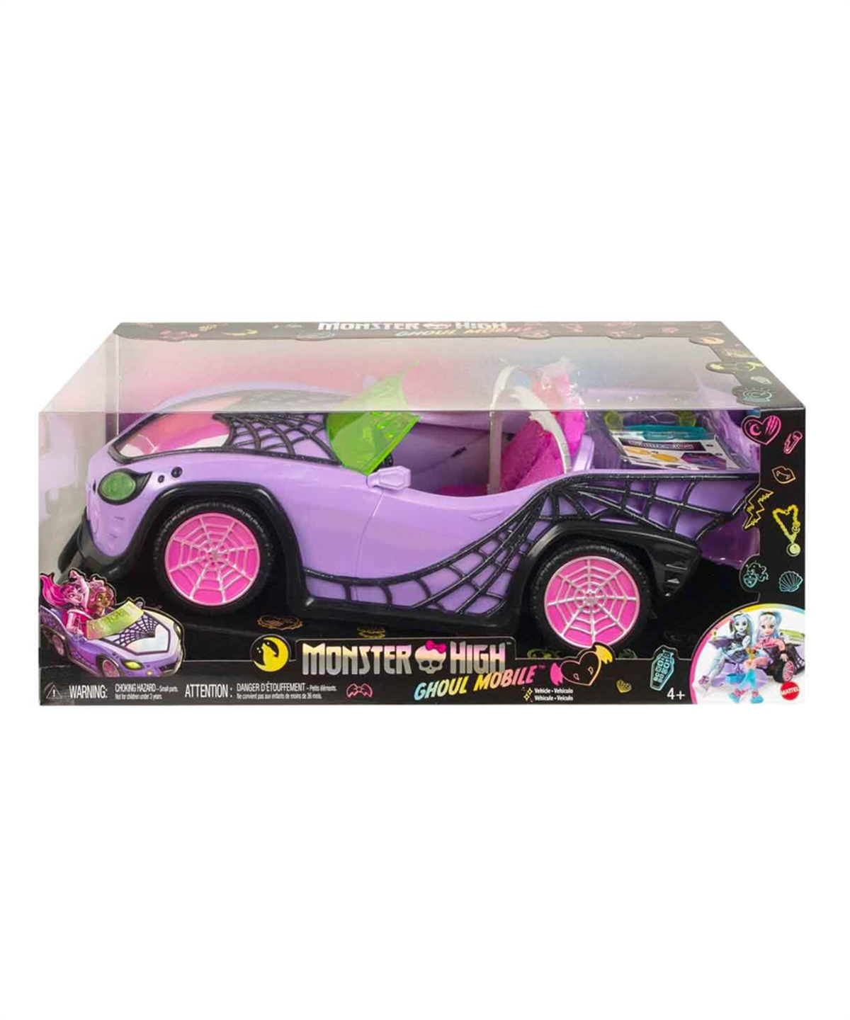 Kolleksiyon Karakterleri, Monster High, Monster High Ghoul Mobile Gösterişli Araba HHK63