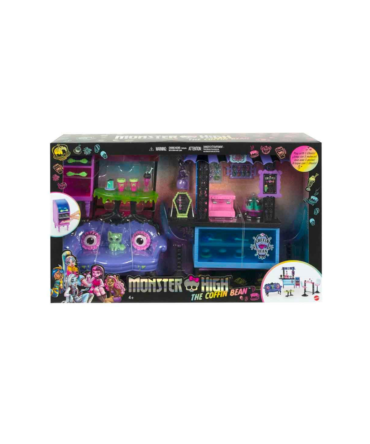 Kolleksiyon Karakterleri, Monster High, Monster High Coffin Bean Restoran Oyun Seti HHK65