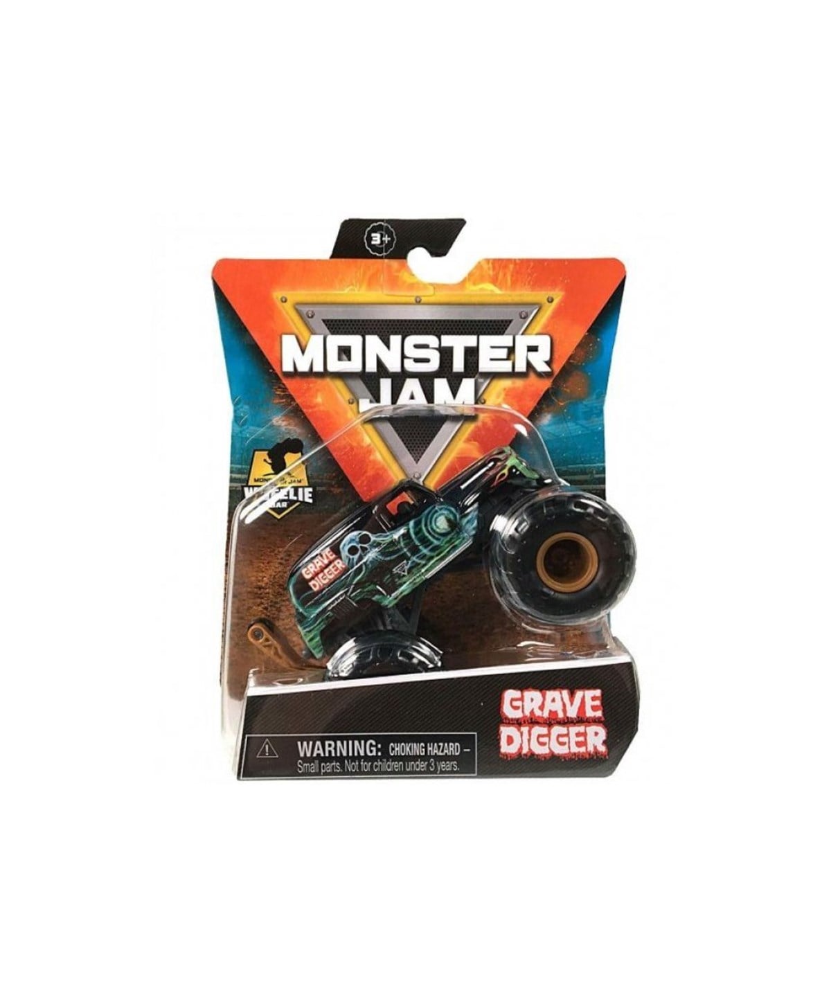 Kolleksiyon Karakterleri, MONSTER JAM, Monster Jam 1:64 Araçlar 53480 Grave Digger Siyah