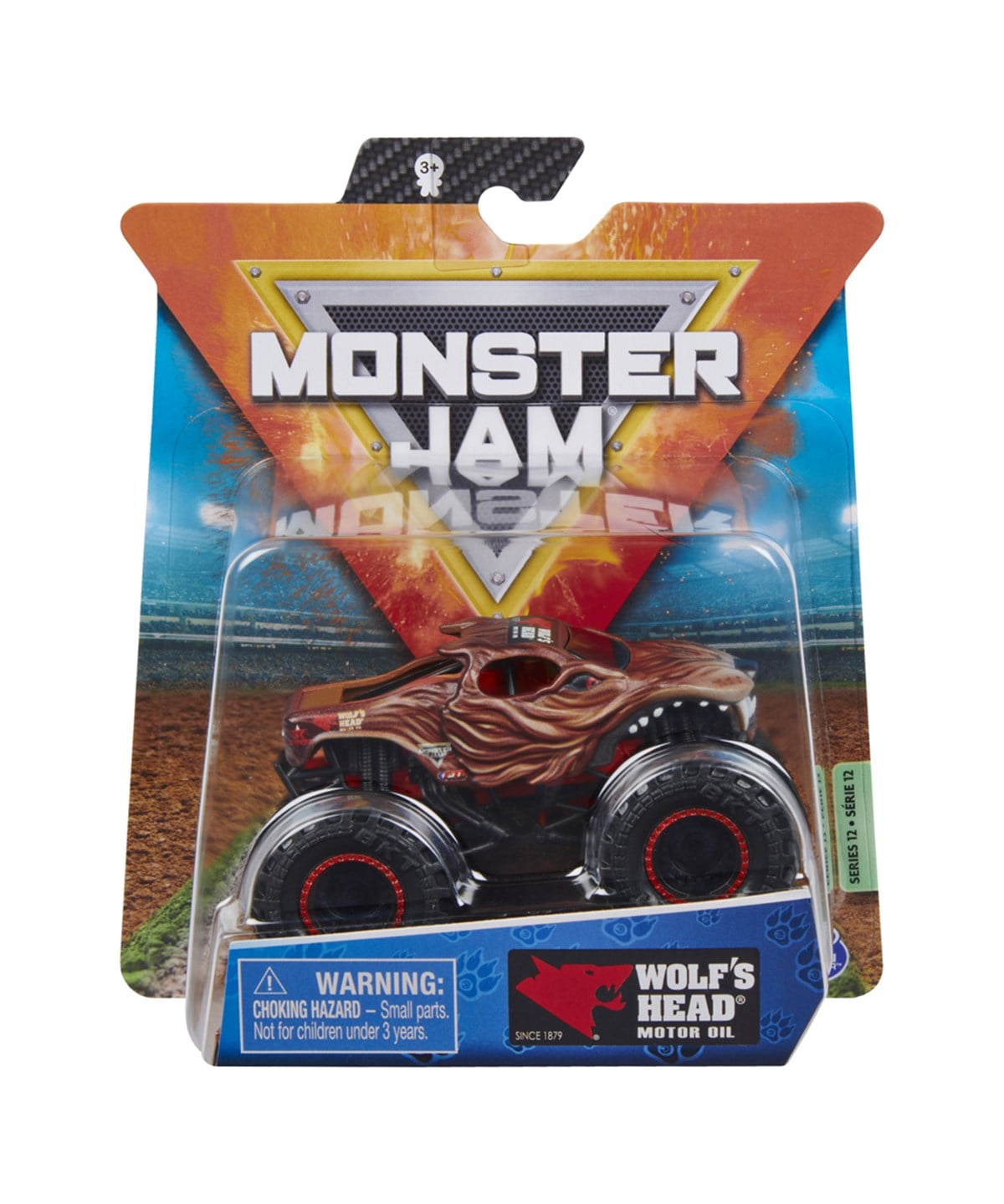 Kolleksiyon Karakterleri, MONSTER JAM, Monster Jam 1:64 Araçlar 53480 Wolf's Head