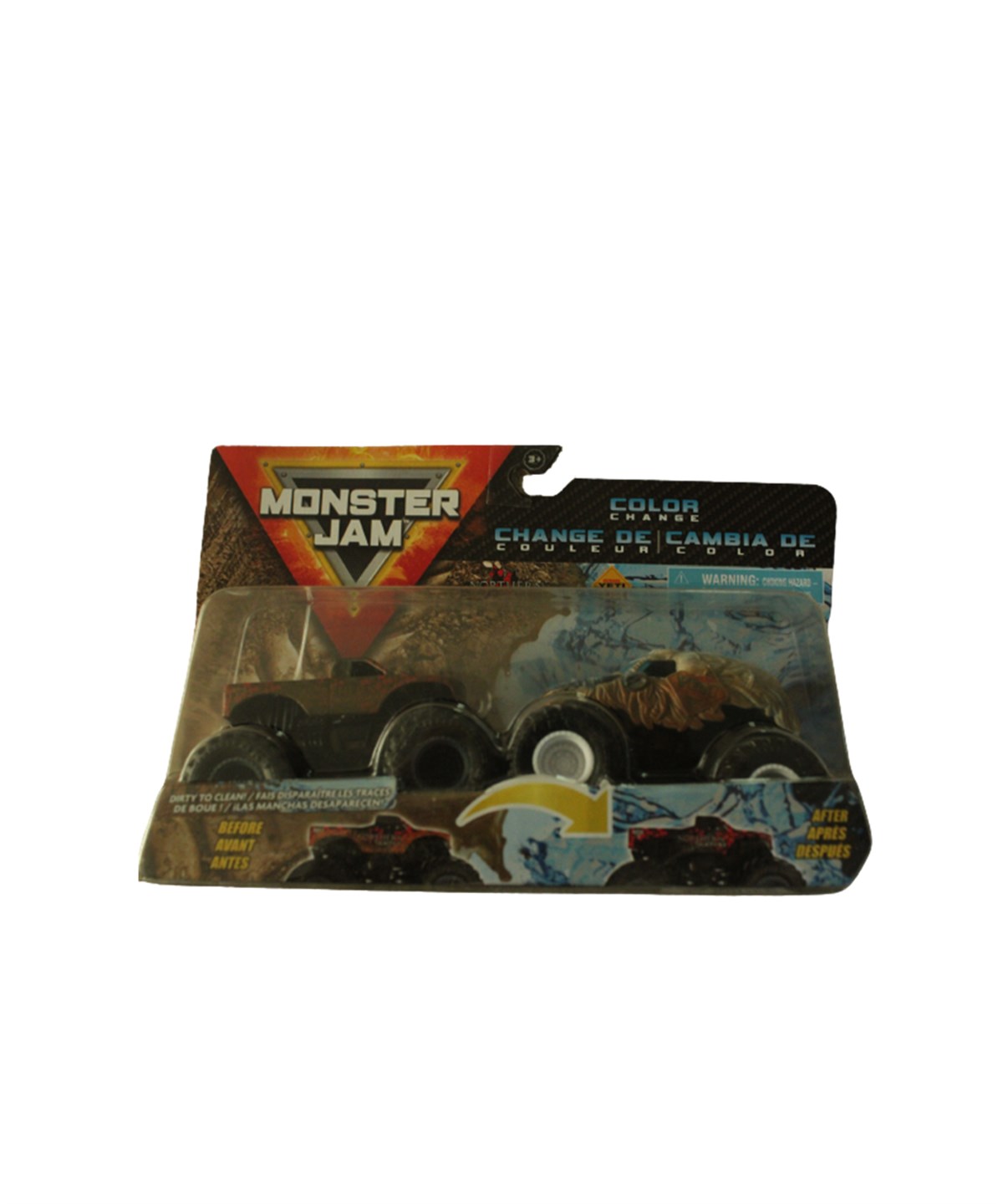 Kolleksiyon Karakterleri, MONSTER JAM, Monster Jam 1:64 İkili Araba Seti 36072 Northern vs Beware Yeti