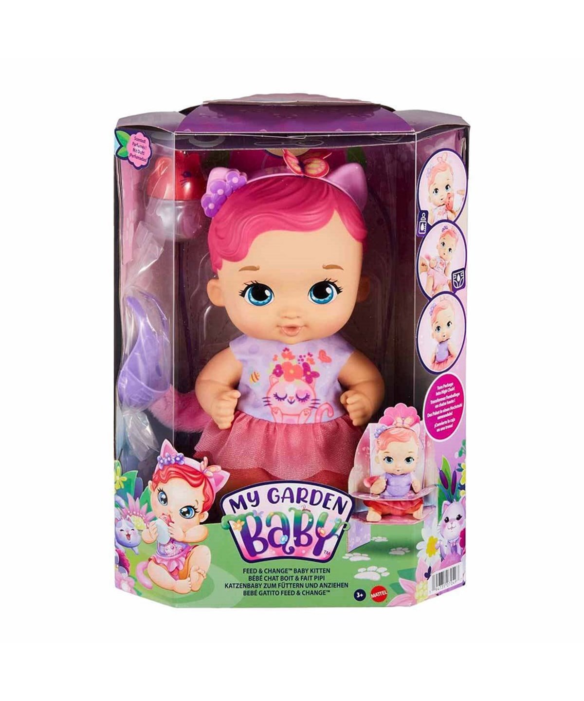 Kolleksiyon Karakterleri, MY GARDEN BABY, My Garden Baby Yavru Kedi Bebeğimin Bakım Zamanı HHL21 GYP09