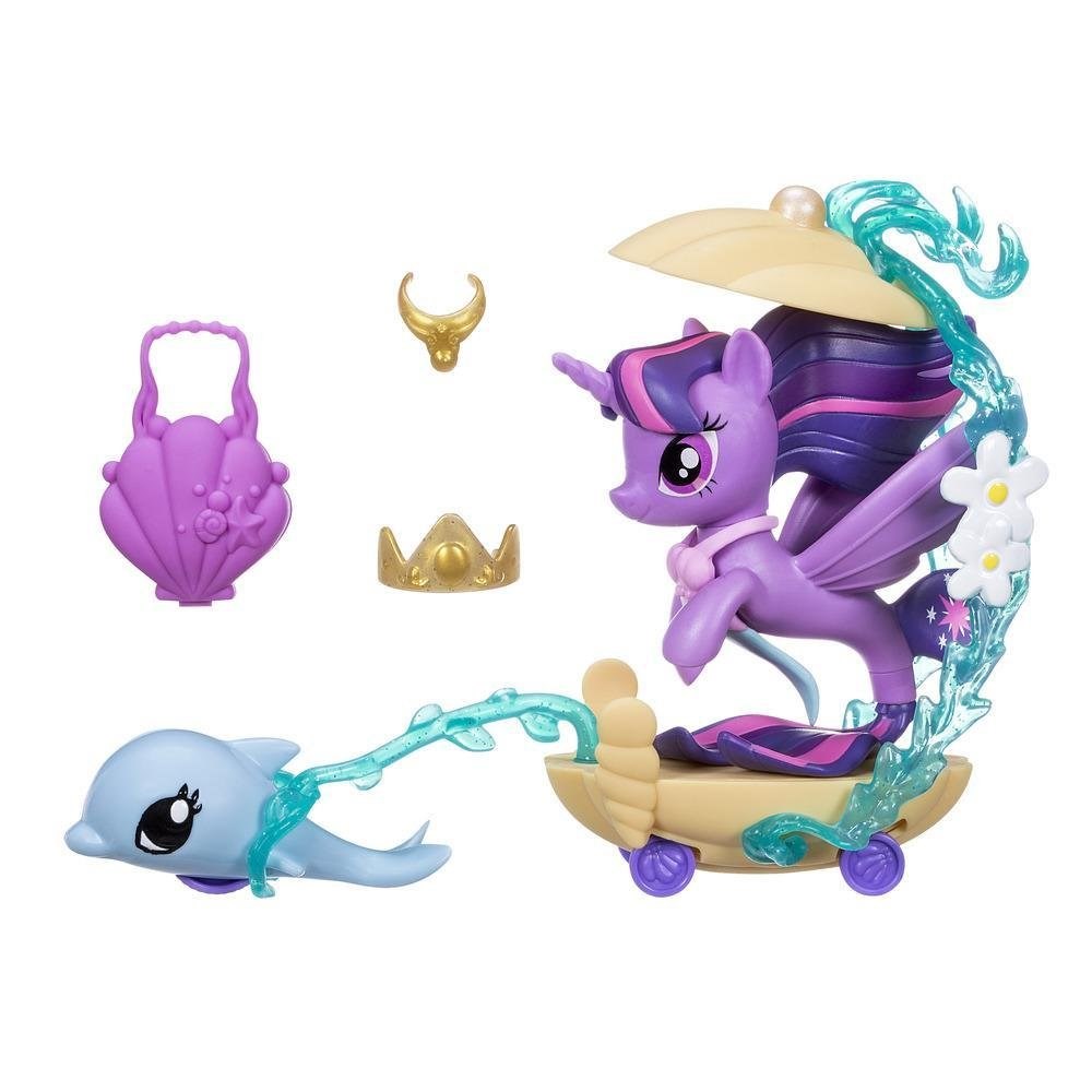 Kolleksiyon Karakterleri, My Little Pony, My Little Pony Deniz Altı Oyun Seti C0682 C3284 Twiligt Sparkle