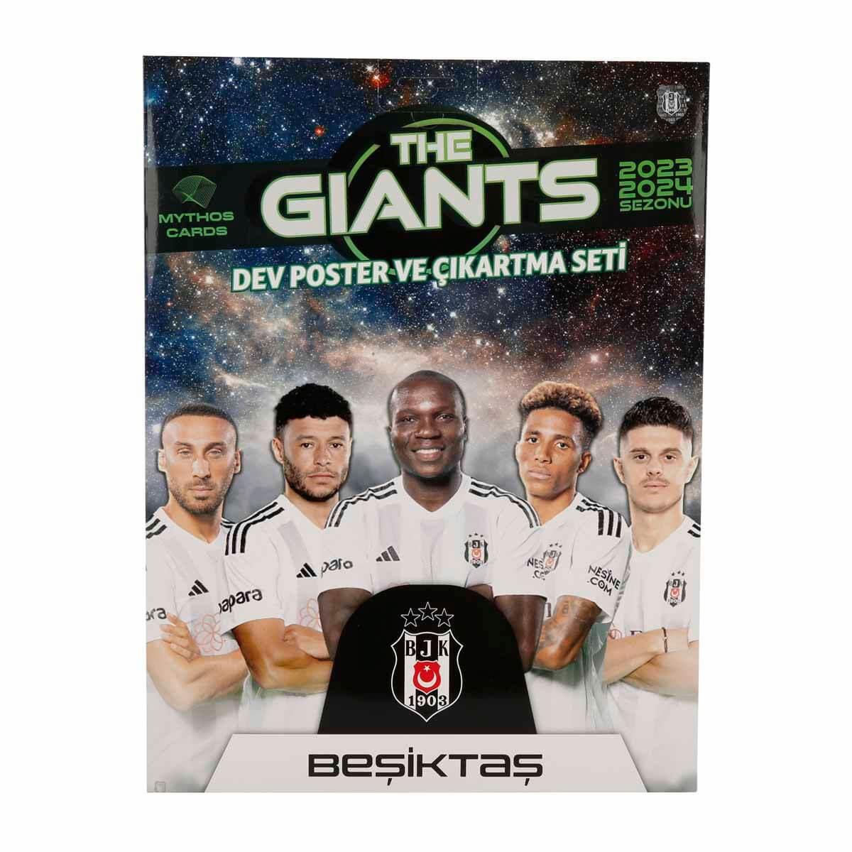 Kolleksiyon Karakterleri, Mythos Cards, Mythos Beşiktaş Dev Poster ve Çıkartma Seti Tüm Takım 2023/24