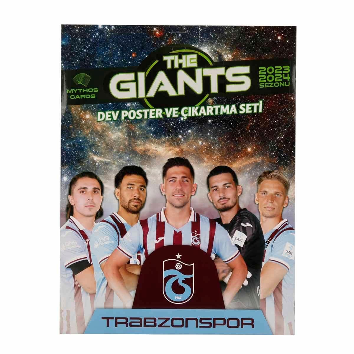 Kolleksiyon Karakterleri, Mythos Cards, Mythos Trabzonspor Dev Poster ve Çıkartma Seti Tüm Takım 2023/24