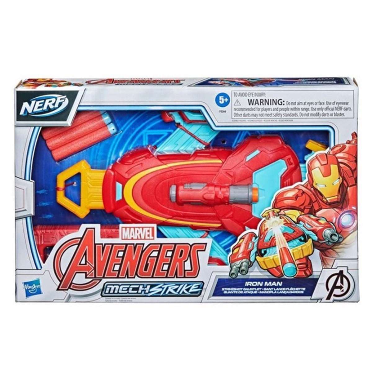 Kolleksiyon Karakterleri, AVENGERS, Nerf Avengers Mech Strıke Iron Man Strıkeshot Gauntlet F0266