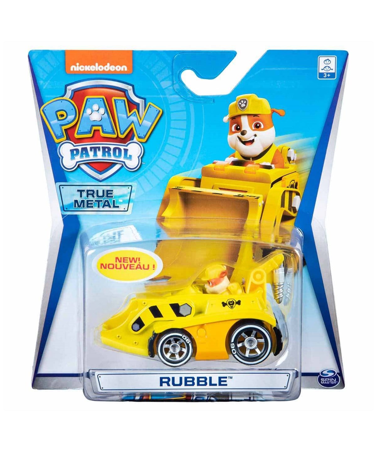 Kolleksiyon Karakterleri, PAW PETROL, Paw Patrol Metal Araçlar 69305 Rubble 20115876