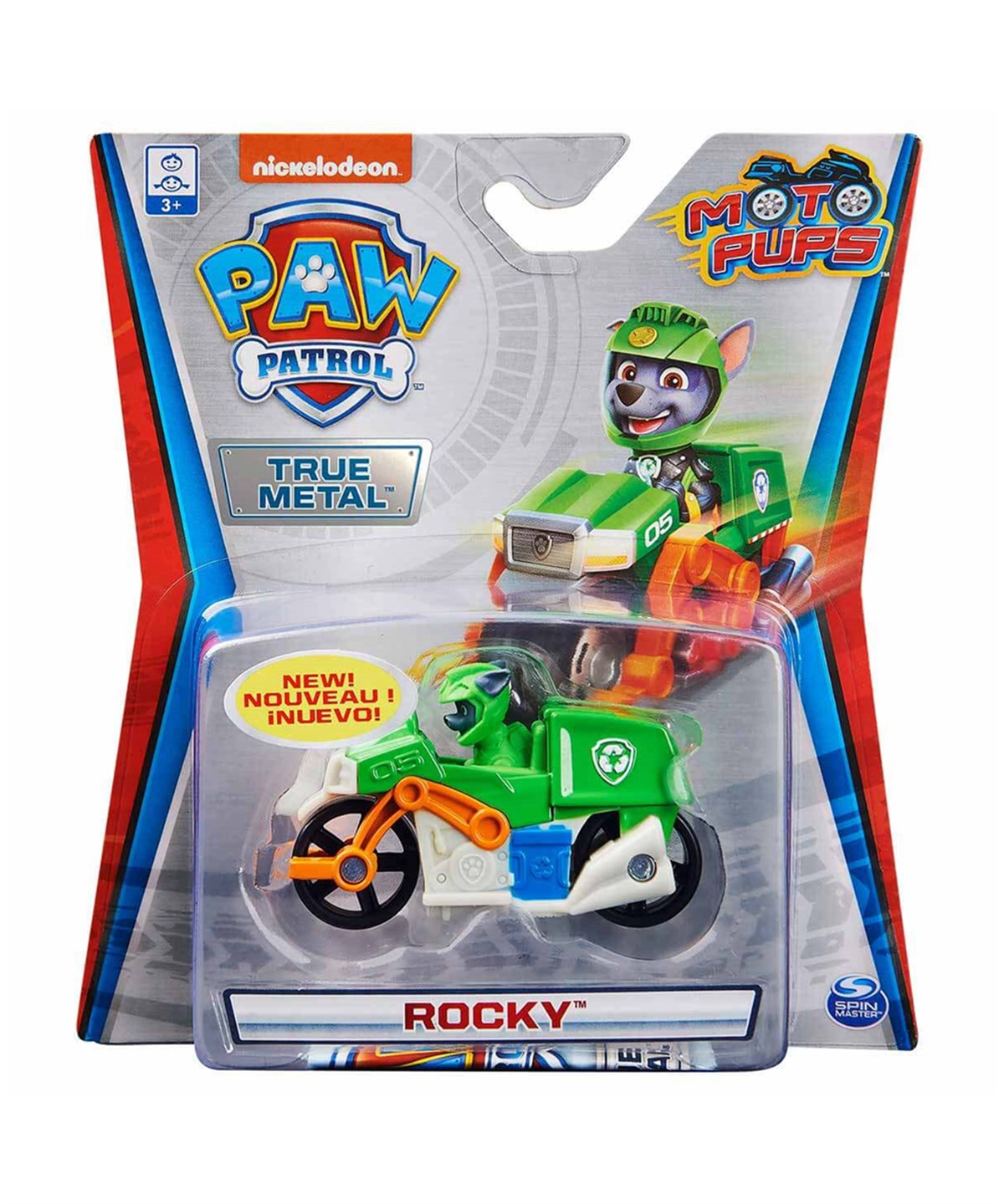 Kolleksiyon Karakterleri, PAW PETROL, Paw Patrol Metal Araçlar 69305 Rocky 20130764