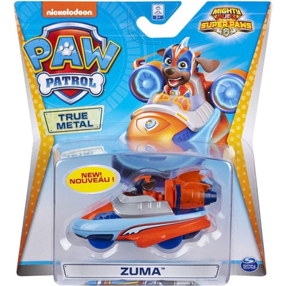 Kolleksiyon Karakterleri, PAW PETROL, Paw Patrol Metal Araçlar 16108 Zuma