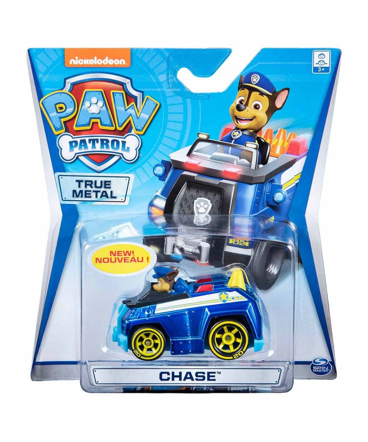 Kolleksiyon Karakterleri, PAW PETROL, Paw Patrol Metal Araçlar 69305 Chase 20118520